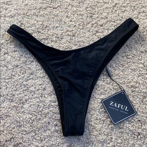 Black bathing suit bottom